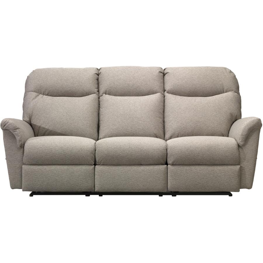 Caitlin Space Saver Reclining Sofa Silver GP Home Furniture
