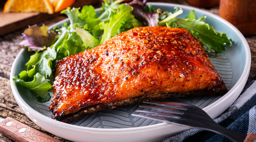 Maple Glazed Salmon 