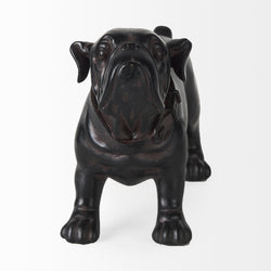 Hugo Black Resin Bulldog