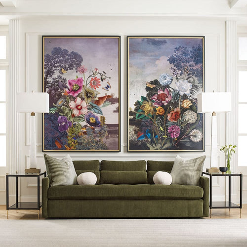 Serene Garden Fantasy Framed Print