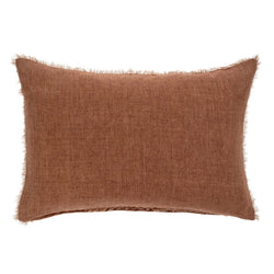 Lina Linen Pillow 16" X 24" - Rooibos