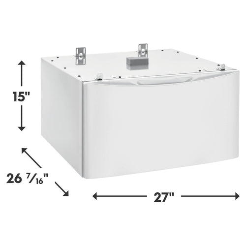 Luxury-Glide® Pedestal with Spacious Storage Drawer
