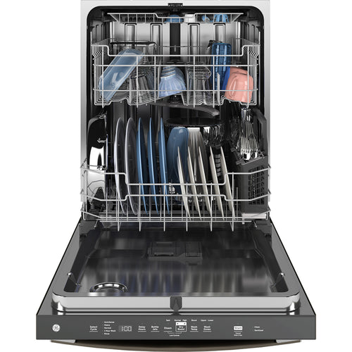 GE 24" Top Control Dishwasher with Stainless Steel Interior – Slate