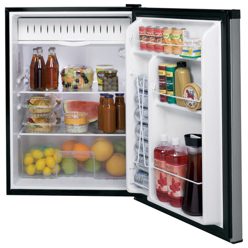 GE 5.6 Cu. Ft. Built-in Capable Compact Refrigerator, Stainless Steel