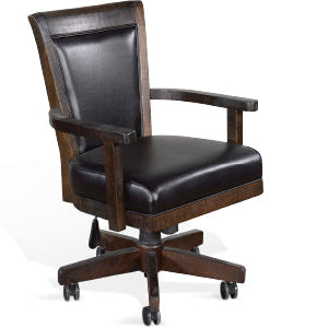 Sunny Designs Game Chair w/ Castors - Cushion Seat & Back