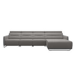 Stressless Emily Sectional - Silver Grey