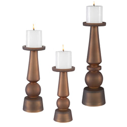 Cassiopeia Candleholders Butter Rum - Set of 3