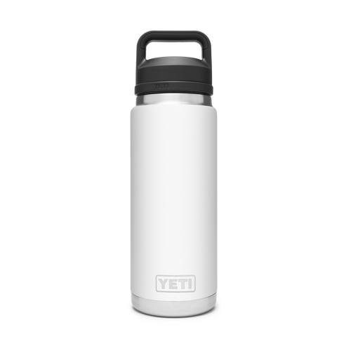 White Yeti Rambler 26 oz with Chug Cap