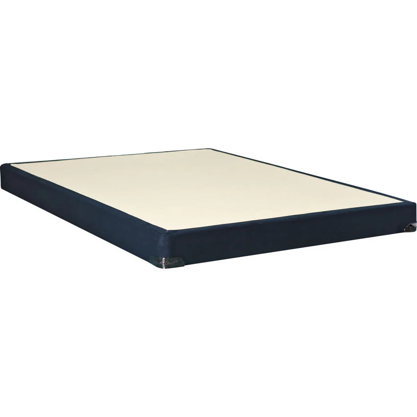 Kingsdown Foundation - Low Profile - Navy Blue Suede – GP Home Furniture