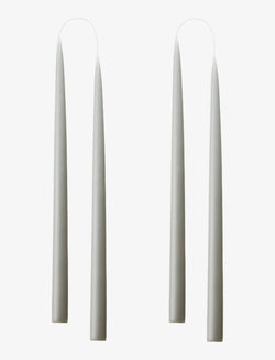 Light Grey Danish Taper Candle | 2 Pack