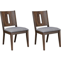 Khols Side Chairs - 2 Pack - Dark Walnut