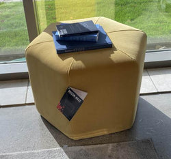 Hexagon Ottoman - Dallas Yellow
