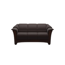 Stressless Oslo Loveseat - Paloma Chocolate - Brown Finish