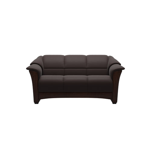 Stressless Oslo Loveseat - Paloma Chocolate - Brown Finish