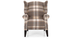 English Pushback Recliner - Crisscross Gold