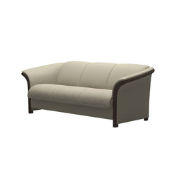 Stressless Manhattan Sofa - Paloma Light Grey - Wenge Finish