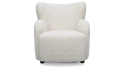 Cloud Swivel Chair - Mohair Ivory