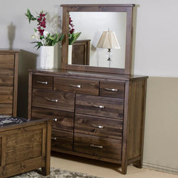 Scarlett Mirror - Brindle Brown