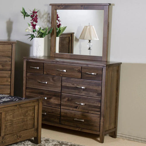 Scarlett Mirror - Brindle Brown