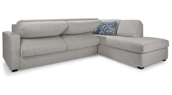 Kelly Sectional Transformer Sleeper - Mohair Ivory