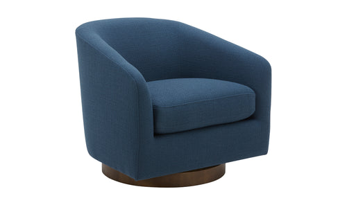 Oscy Swivel Chair Dark Atlantic