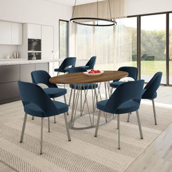 Scarlett Dining Chair - 69 Sugar Bronze / L5 Whisper