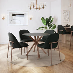 Luongo Dining Chair - 67 Champagne / LP Orchid