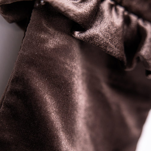 Ruffle Velvet Holiday Stocking