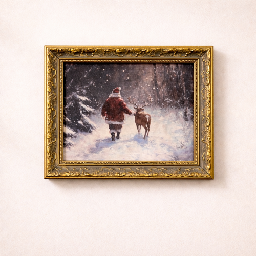 Wandering Saint Nicholas Framed Art