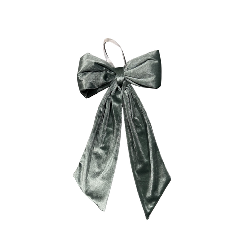 Sage Velvet Bows