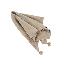 Tassel Napkin - Light Grey