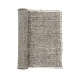 Linen Runner - Warm Grey