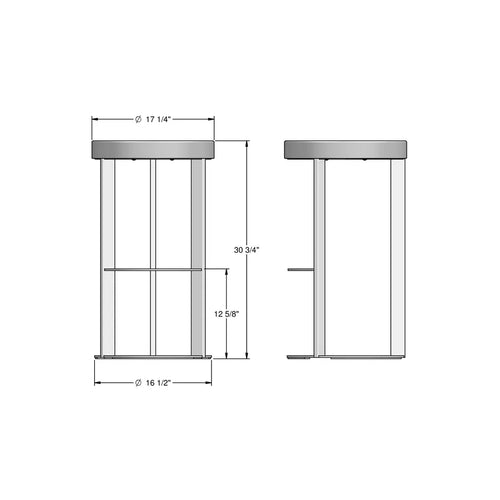 Allegro Counter & Bar Height Stool