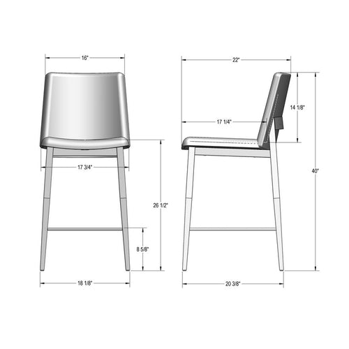 Charlotte Counter Stool & Dining Chair