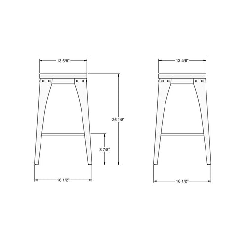 Upright Bar Stool 30"