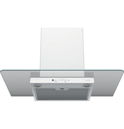 Cafe Range Hood 30" Glass Canopy - Matte White