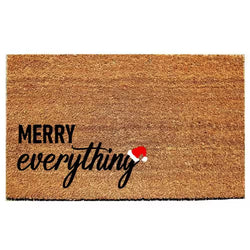 Merry Everything Coir Door Mat - 18" x 30"