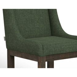 Upholstered Barstool with Wooden Frame & Base 24"