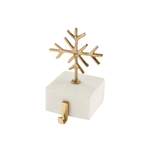 Snowflake Marble Stocking Holder