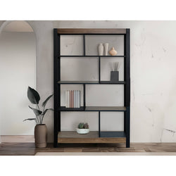Tuxedo Bookcase 8 tier - Brown