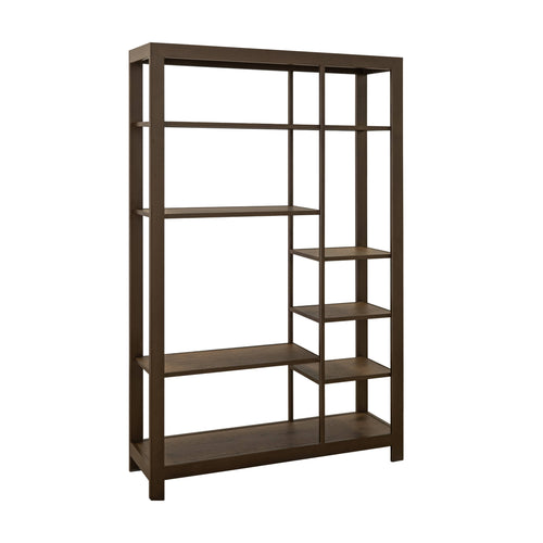 Novus Lodge 7 Tier Bookcase - Brown