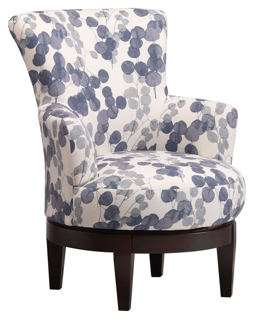 Justine Indigo Swivel Chair