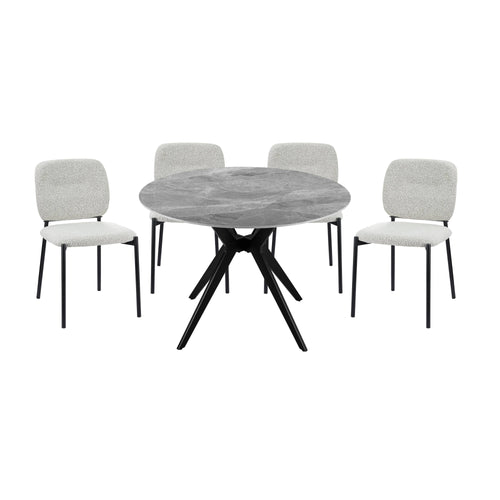 Sora Dining Side Chair - Grey