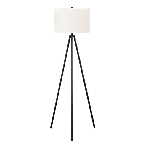 Tripod Floor Lamp with Ivory Shade - 63"