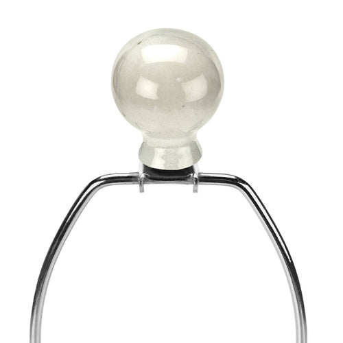 Cylinder Table Lamp with Beige Shade 30" - Cream