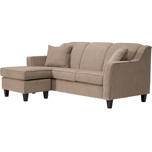 Vance Sofa with Reversible Chaise - Caramel