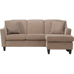 Vance Sofa with Reversible Chaise - Caramel