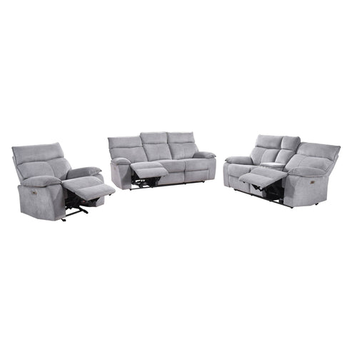 Casper Power Reclining Sofa - Grey