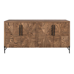 Verona Console 4 Door Cabinet - Brown