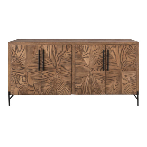 Verona Console 4 Door Cabinet - Brown